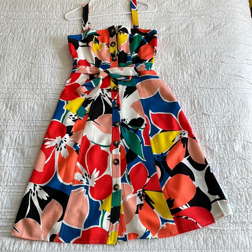 Donna Rico Floral Summer Dress Sz 4